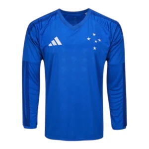 Camisa Cruzeiro I 26/27 manga longa - Torcedor Adidas Masculina - Azul