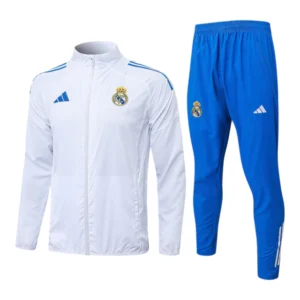 Conjunto Real Madrid 26/27 - Masculino Adidas - Branco e azul