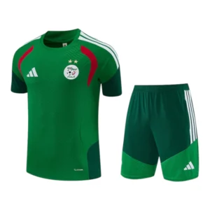 Kit Treino adulto - Camisa e Shorts - Seleção Argélia Adidas 26/27 - Verde
