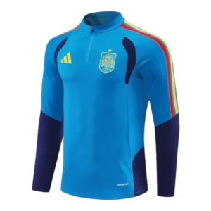 Camisa Seleção Espanha Treino 26/27 manga longa - Torcedor Adidas Masculina - Azul