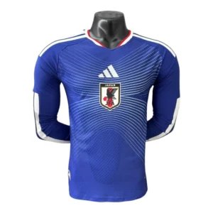 Camisa Seleção Japão I 26/27 manga longa - Jogador Adidas Masculina - Azul