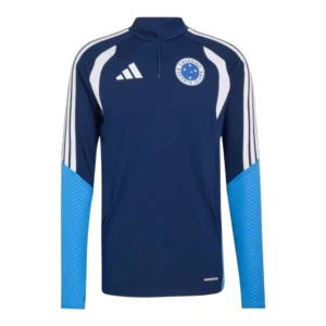 Camisa Cruzeiro Treino 26/27 manga longa - Torcedor Adidas Masculina - Azul marinho