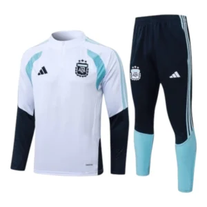 Conjunto Seleção Argentina Treino 26/27 - Masculino Adidas - Branco e azul