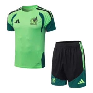 Kit Treino adulto - Camisa e Shorts - Seleção México Adidas 26/27 - Verde