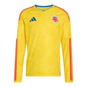 Camisa Seleção Colômbia I 26/27 manga longa - Torcedor Adidas Masculina - Amarela