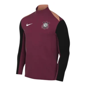Camisa Corinthians Treino 26/27 manga longa - Torcedor Nike Masculina - Vinho