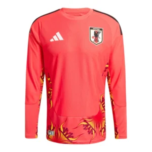 Camisa Seleção Japão Goleiro 26/27 manga longa - Torcedor Adidas Masculina - Vermelha