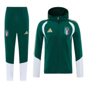 Conjunto Seleção Itália Treino 26/27 - Masculino Adidas - Verde e branco