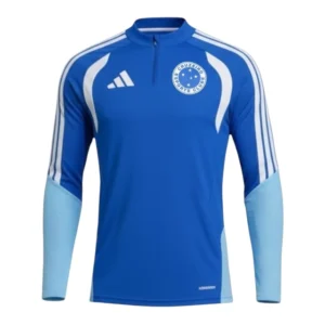 Camisa Cruzeiro Treino 26/27 manga longa - Torcedor Adidas Masculina - Azul