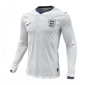 Camisa Seleção Inglaterra I 26/27 manga longa - Torcedor Nike Masculina - Branca