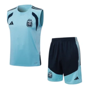 Kit Treino adulto - Camisa e Shorts - Seleção Argentina Adidas 26/27 - Azul