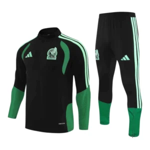 Conjunto Seleção México Treino 26/27 - Masculino Adidas - Preto e verde