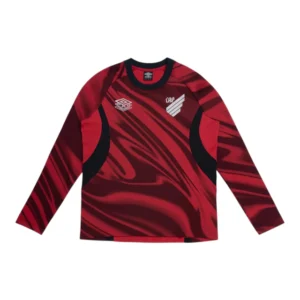 Camisa Athletico Paranaense Treino 26/27 manga longa - Torcedor Umbro Masculina - Vermelha