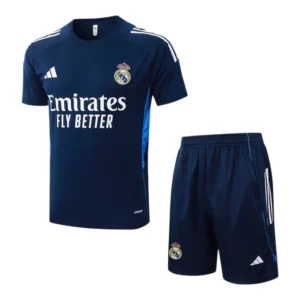 Kit Treino adulto - Camisa e Shorts - Real Madrid 26/27 - Adidas - Azul