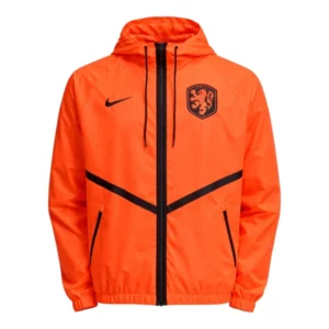 Jaqueta Corta-Vento Seleção Holanda Hino 26/27 - Masculina Nike - Laranja