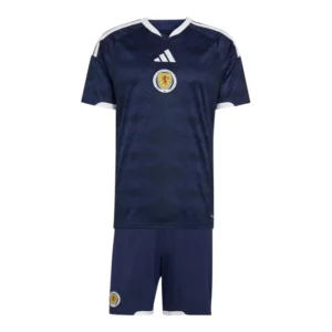 Kit Infantil Seleção Escócia I 26/27 - Adidas - Azul