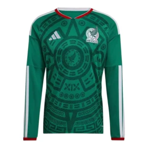 Camisa Seleção México I 26/27 manga longa - Torcedor Adidas Masculina - Verde
