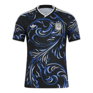 Camisa Seleção Argentina II 26/27 - Torcedor Adidas Masculina - Preta com detalhes em roxo e branco
