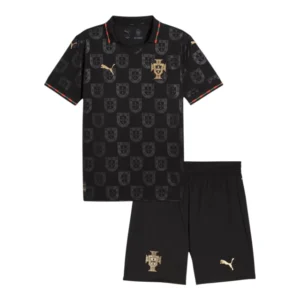 Kit Infantil Seleção Portugal Edição especial Pantera Negra 26/27 - Puma - Preto