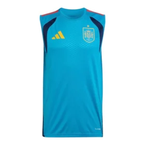 Camisa regata Seleção Espanha Treino 26/27 - Torcedor Adidas Masculina - Azul