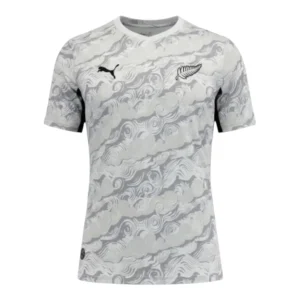 Camisa Seleção Nova Zelândia I 26/27 - Torcedor Puma Masculina - Branca com detalhes em cinza