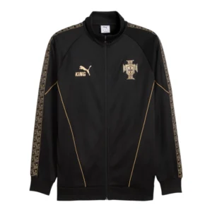 Jaqueta Corta-Vento Seleção Portugal Edição especial Pantera Negra 26/27 - Masculina Puma - Preta
