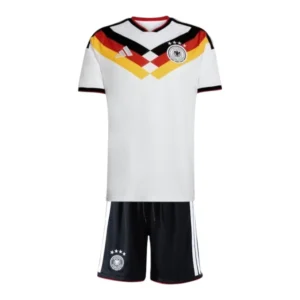 Kit Infantil Seleção Alemanha I 26/27 - Adidas - Branco e preto