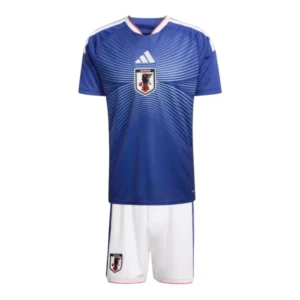Kit Infantil Seleção Japão I 26/27 - Adidas - Azul e branco
