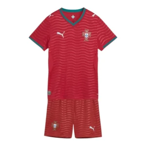 Kit Infantil Seleção Portugal I 26/27 - Puma - Vermelho