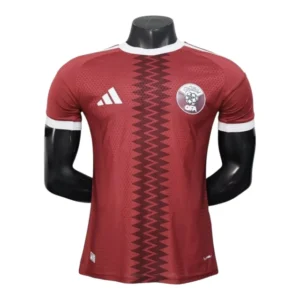 Camisa Seleção Catar I 26/27 - Jogador Adidas Masculina - Vermelha