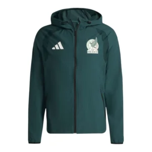 Jaqueta Corta-Vento Seleção México Treino 26/27 - Masculina Adidas - Verde