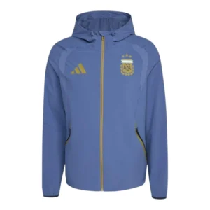 Jaqueta Corta-Vento Seleção Argentina Treino 26/27 - Masculina Adidas - Azul