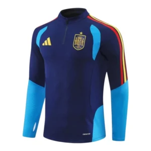 Camisa Seleção Espanha Treino 26/27 manga longa - Torcedor Adidas Masculina - Azul