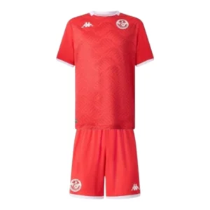 Kit Infantil Seleção Tunísia I 26/27 - Kappa - Vermelho