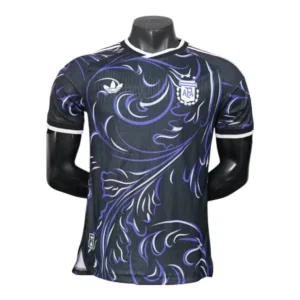 Camisa Seleção Argentina II 26/27 - Jogador Adidas Masculina - Preta com detalhes em roxo e branco