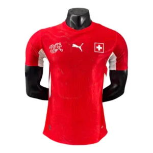 Camisa Seleção Suíça I 26/27 - Jogador Puma Masculina - Vermelha