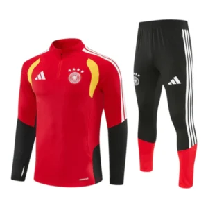 Conjunto Seleção Alemanha Treino 26/27 - Masculino Adidas - Vermelho e preto