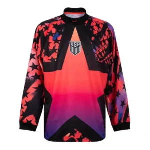 Camisa Seleção Estados Unidos Goleiro 26/27 manga longa - Torcedor Nike Masculina - Preta com detalhes em vermelho