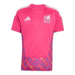 Camisa Seleção México Goleiro I 26/27 - Torcedor Adidas Masculina - Rosa