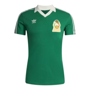 Camisa Retrô Seleção México 1986 - Masculina Adidas - Verde