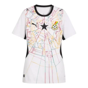 Camisa Seleção Gana I 26/27 - Torcedor Puma Feminina - Branca