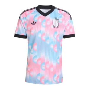 Camisa Seleção Bélgica II 26/27 - Torcedor Adidas Masculina - Azul e rosa