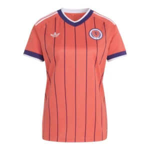 Camisa Seleção Escócia II 26/27 - Torcedor Adidas Feminina - Rosa com detalhes em azul
