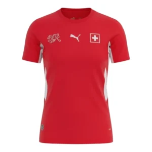 Camisa Seleção Suíça I 26/27 - Torcedor Puma Feminina - Vermelha
