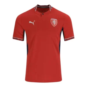 Camisa Seleção Republica Tcheca I 26/27 - Torcedor Adidas Masculina - Vermelha