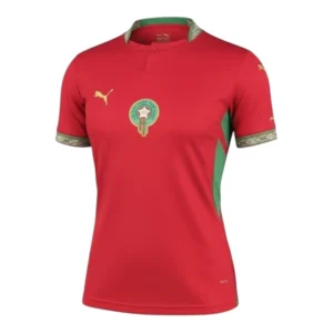 Camisa Seleção Marrocos I 26/27 - Torcedor Puma Feminina - Vermelha