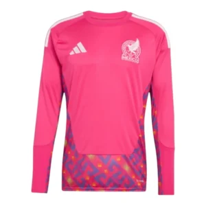 Camisa Seleção México Goleiro I 26/27 manga longa - Torcedor Adidas Masculina - Rosa